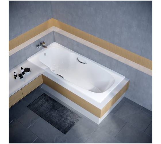 Ванна Koller Pool Atlantica 180x80, с anti-slip, с отверстием B80JTI00E