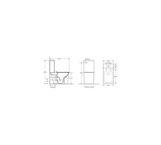 Напольный унитаз Koller Pool KVADRO с сидением Soft-close KR-0675-RC-C