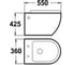 Подвесной унитаз MELANA B2376 3