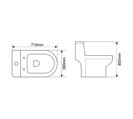 Унитаз MELANA 2806D