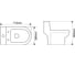 Унитаз MELANA 2806D 3