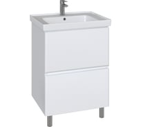 Комплект Sanstar напольная тумба Arista 70 2 ящика, мебельный умывальник Грейс 70 255.1-1.5.1.К
