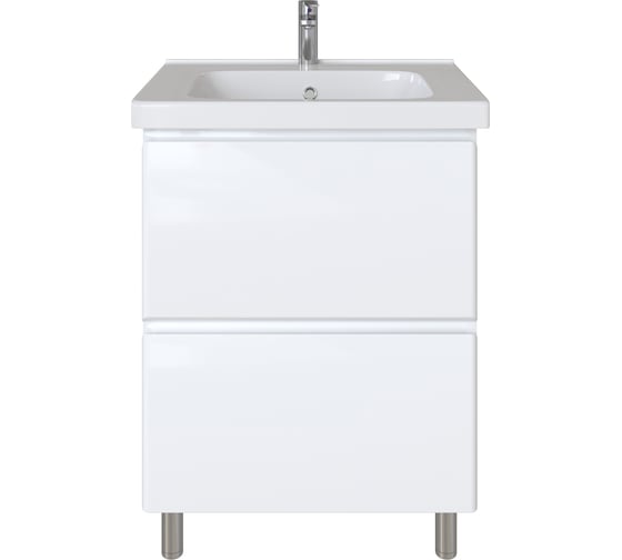 Комплект Sanstar напольная тумба Arista 70 2 ящика, мебельный умывальник Грейс 70 255.1-1.5.1.К