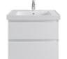 Комплект Sanstar: тумба Arista 70 подвесная, 2 ящика, мебельный умывальник Грейс 70 254.1-1.5.1.К