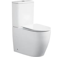 Унитаз-компакт напольный Cerutti SPA VINCE Tornado безободковый, сиденье с микролифтом 10373