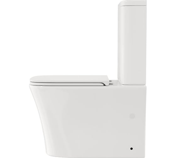 Унитаз напольный Teymi Lori безободковый, сиденье микролифт T40309 ЦБ-00270234