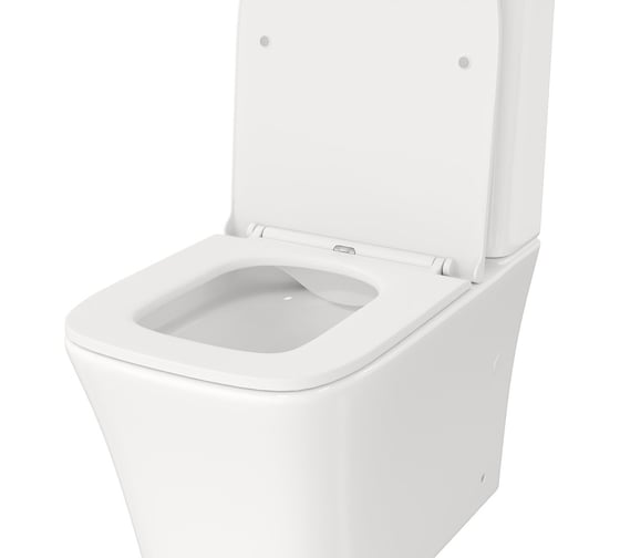 Унитаз напольный Teymi Lori безободковый, сиденье микролифт T40309 ЦБ-00270234