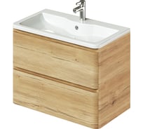 Тумба с раковиной подвесная ИТАНА Roberto 80 795х456х606 мм, дуб мавелла 4657826226570