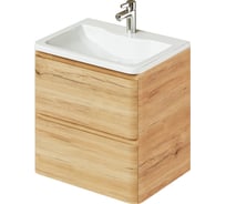 Тумба с раковиной подвесная ИТАНА Roberto 60 597х454х606 мм, дуб мавелла 4657826226556