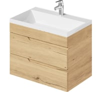 Тумба с раковиной подвесная ИТАНА Sky 70 699х448х560 мм, дуб мавелла 4657826226907