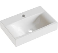 Раковина накладная на столешницу WAVE Trend 450_300_100 ш_г_в с отв под смеситель, белый, прямоуг 554713