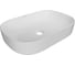 Раковина накладная на столешницу WAVE Slim 610_400_145 ш_г_в без перелива, белый, прямоуг 552549 1
