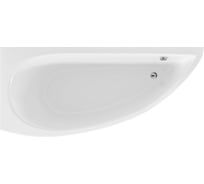 Ванна акриловая 1Marka PICCOLO 170х75 см, асимметричная, белая, левая 01пк1770л 01пк1775л