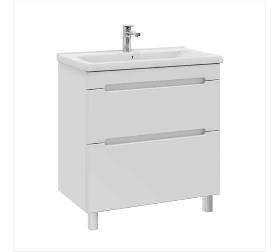 Тумба с раковиной RUVANN BRAVA 70 + Миранда 70 напольная Т.BRAVA.П-70Н-KIT-MIR
