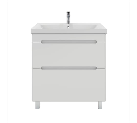 Тумба с раковиной RUVANN BRAVA 80 + Como 80 напольная Т.BRAVA.П-80Н-KIT-COM