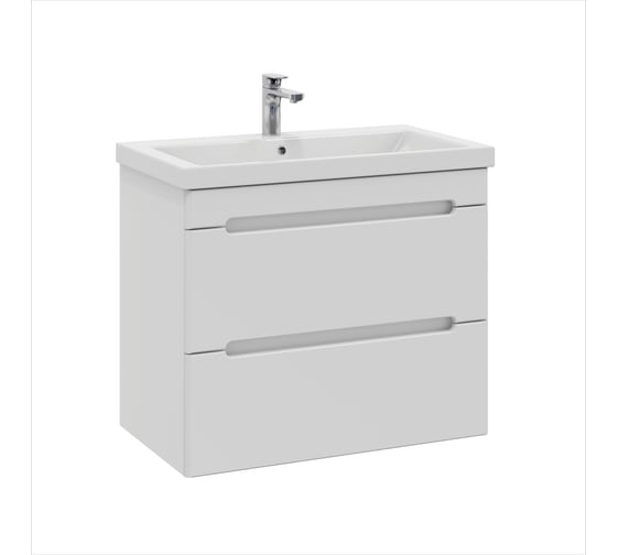 Тумба с раковиной RUVANN BRAVA 70 + Como 70 подвесная Т.BRAVA.П-70П-KIT-COM