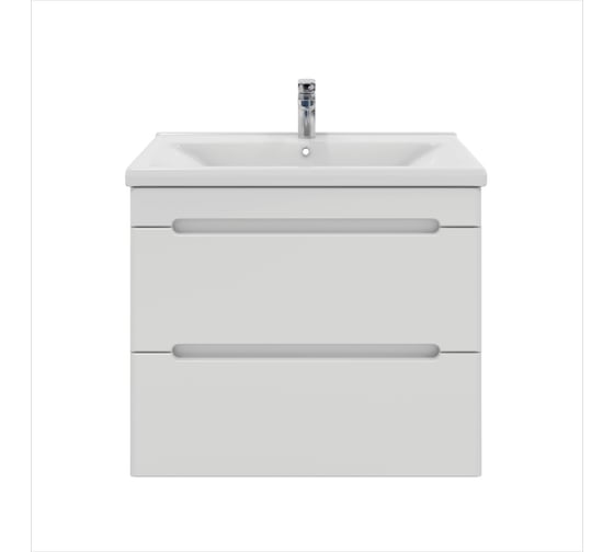 Тумба с раковиной RUVANN BRAVA 70 + Миранда 70 подвесная Т.BRAVA.П-70П-KIT-MIR