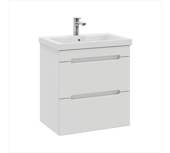 Тумба с раковиной RUVANN BRAVA 50 + Como 50 подвесная Т.BRAVA.П-50П-KIT-COM