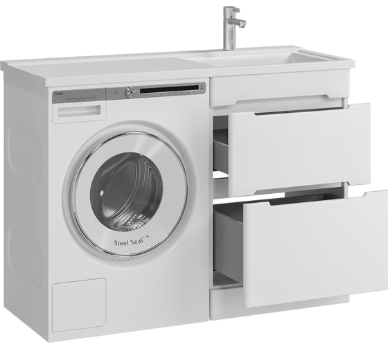 Тумба с раковиной RUVANN DUET 50 + Космос 110 правый напольная Т.DUET.П-50Н-KIT-KOS110P