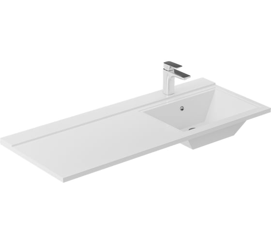 Тумба с раковиной RUVANN DUET 60 + Персона 120 правая напольная Т.DUET.П-60Н-KIT-PER120P