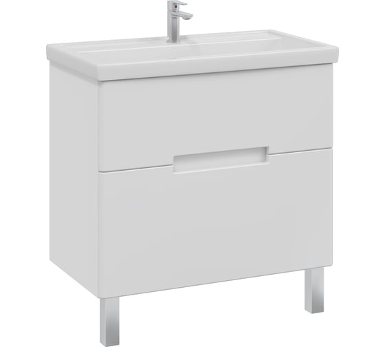 Тумба с раковиной RUVANN KANI 70 + Фостер 70 напольная Т.KANI.П-70Н-KIT-FOS