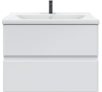 Тумба с раковиной RUVANN WELLA 80 + Миранда 80 подвесная Т.WELLA.П-80П-KIT-MIR