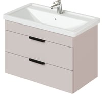 Тумба с раковиной подвесная IKA Alta 80 815х455х540 мм, кашемир серый 4657821040584