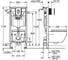 Система инсталляции GROHE Rapid SL 5-в-1 с подвесным унитазом и панелью смыва Arena Cosmopolitan 36503000 11