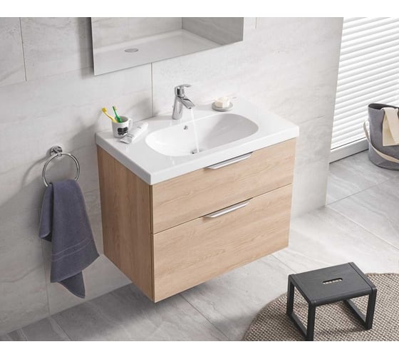 Раковина накладная GROHE Euro Ceramic 80 на столешницу, альпин-белый 3958400H