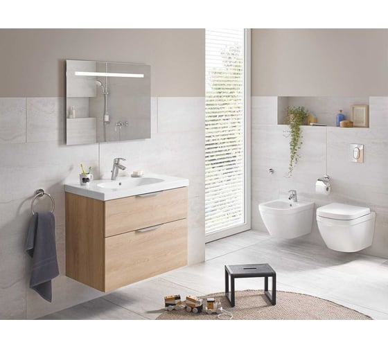 Раковина накладная GROHE Euro Ceramic 80 на столешницу, альпин-белый 3958400H