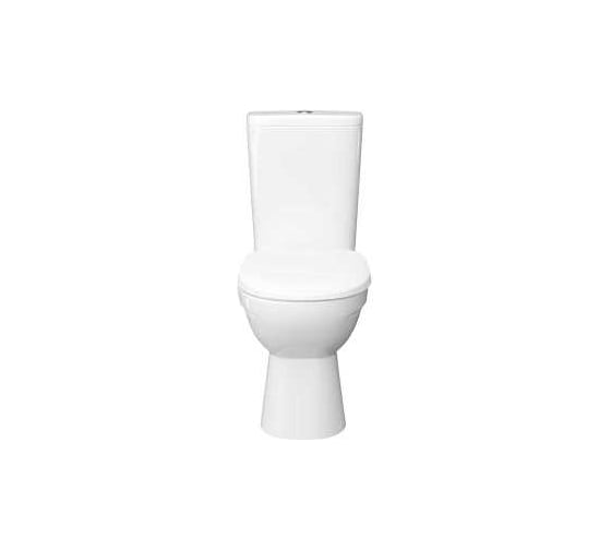 Унитаз-компакт Керамин Альбано R ЖС Инкоэр (функция EASY Flush EASY Clean) с жестким сиденьем, с двухрежимной спускной арматурой (РФ) и креплением угловым скрытым CDB00028453