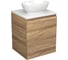Тумба Bauedge Bau Dream Blackwood 50 с дверцей, раковина BAU Nimb 41x33 SD3082 1
