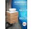 Тумба Bauedge Bau Dream Blackwood 50 с дверцей, раковина BAU Nimb 41x33 SD3082 6
