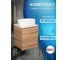Тумба Bauedge Bau Dream Blackwood 50 с дверцей, раковина BAU Nimb 50x36 SD3037 9