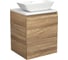 Тумба Bauedge Bau Dream Blackwood 50 с дверцей, раковина BAU Spectrum mini 47x24 SD3019 1