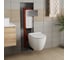 Комплект Bauedge BAU 6 в 1: усиленная инсталляция BAU IDEAL, унитаз подвесной безободковый Bau SinteSi EVI, быстросъемное тонкое сиденье дюропласт микролифт, клавиша BAU Wheel антивандальная, нерж. сталь E458103-SIN-TS-EVI-151-E00117 7