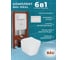 Комплект Bauedge BAU 6 в 1: усиленная инсталляция BAU IDEAL, унитаз подвесной безободковый Bau Stil 51х35, сиденье дюропласт микролифт, клавиша BAU Light антивандальная, нерж. сталь брашированная E458103-BS0002-E00107 2
