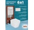 Комплект Bauedge BAU 6 в 1: усиленная инсталляция BAU IDEAL, унитаз подвесной безободковый Bau Stil 51х35, сиденье дюропласт микролифт, клавиша BAU Light антивандальная, нерж. сталь брашированная E458103-BS0002-E00107 15