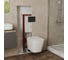 Комплект Bauedge BAU 6 в 1: усиленная инсталляция BAU IDEAL, унитаз подвесной безободковый Bau Stil PRO, сиденье микролифт, клавиша BAU Strike, черная матовая E458103-NS0001-PRO-E00103 14