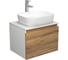 Комплект для ванной Bauedge 3 предмета (тумба Bau Dream Blackwood 60 + раковина BAU Stil 50x40, белая, смеситель высокий Hotel Still) BD1620 1