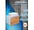 Комплект для ванной Bauedge 3 предмета (тумба Bau Dream Blackwood 60 + раковина BAU Stil Black Rand 50x40, белая, смеситель высокий Hotel Black) BD1651 2