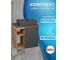 Тумба Bauedge Bau Dream Blackwood 60 правая, графит, раковина BAU Cerama 48х37 темно-серая матовая SD4367 5