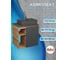 Тумба Bauedge Bau Dream Blackwood 60 правая, графит, раковина BAU Cerama 48х37 темно-серая матовая, смеситель Hotel Dream, нерж. сталь SD4370 5