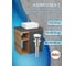 Тумба Bauedge Bau Dream Blackwood 60 правая, графит, раковина BAU Cerama Mini 33х28 белая, смеситель Hotel Dream, нерж. сталь, выпуск клик клак белый SD4393 5