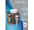 Тумба Bauedge Bau Dream Blackwood 60 правая, графит, раковина BAU Element Cristal D40, белая, выпуск клик клак белый SD4331 6