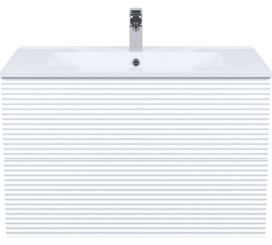 Тумба с умывальником подвесная IDDIS Bild 80 см, белый BIL80W0i95K