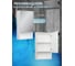 Тумба Bauedge Bau Dream Blackwood 35, раковина BAU Mini 24х24, смеситель для раковины высокий Hotel Still, нержавеющая сталь, выпуск клик-клак, белый SD3008 7