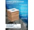 Тумба Bauedge Bau Dream Blackwood 35, раковина BAU Mini 24х24, смеситель для раковины высокий Hotel Still, нержавеющая сталь, выпуск клик-клак, хром SD3007 3