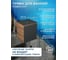 Тумба Bauedge Bau Dream Blackwood 50 графит, раковина BAU Cerama 48х37 темно-серая матовая, смеситель Hotel Dream Black, нерж. сталь, черный SD4183 3