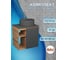 Тумба Bauedge Bau Dream Blackwood 60 правая, графит, раковина BAU Element D41, темно-серая, смеситель Hotel Dream нерж. сталь SD4314 5